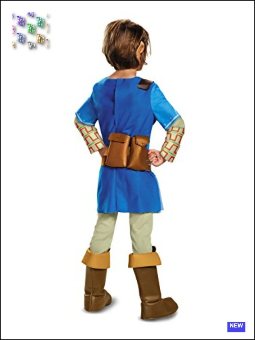 Kids Link Deluxe Costume Medium 7-8 Official Zelda Breath of Wild
